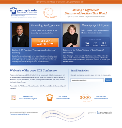 pde conference